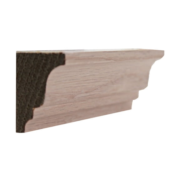 Solid Crown EWSC16, 15/16" x 1-3/8", Red Oak, 95"
