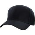 thumbnail image 1 of Solid Curved Brim Fitted Baseball Cap, 1 of 5
