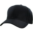 thumbnail image 1 of Solid Curved Brim Fitted Baseball Cap, 1 of 5
