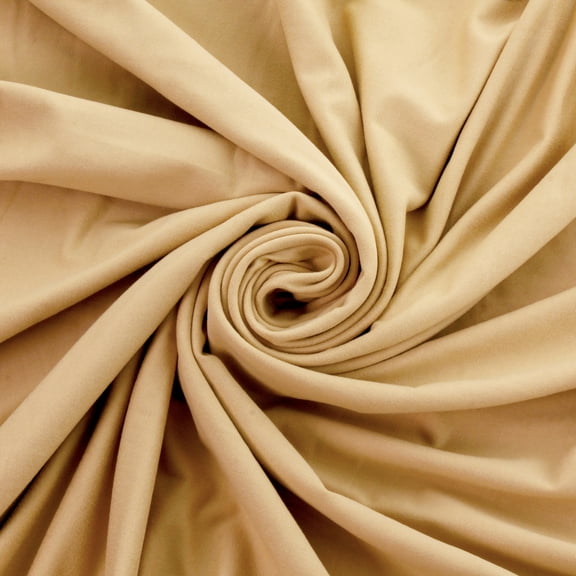 Solid DBP Fabric - Double Brushed Polyester - Latte - 2 Yard