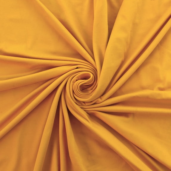 Solid DBP Fabric - Double Brushed Polyester - Mustard Yellow - 2 Yard