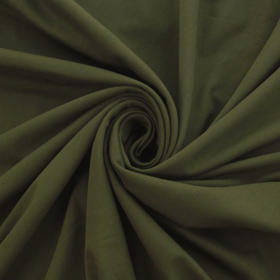 Solid DBP Fabric - Double Brushed Polyester - Olive Green - 2 Yard
