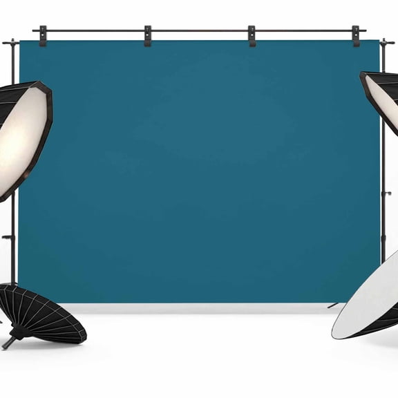 Solid Dark Backdrop for Photography, Teal Photo Backdrop Portrait Background Party Banner Photo Backgrounds for Studio Booth Props, 12x8ft