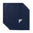 thumbnail image 1 of Solid Dark Blue Cloth Napkins, Minimalism Abstract Denim Texture Washable and Reusable Dinner Napkins Set of 8, Table Napkin for Kitchen Party Birthday Wedding Hotel Housewarming 20"x20", 1 of 8