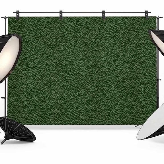 Solid Dark Green Backdrop for Photography,Fabric Photo Background Backdrop,Retro Minimalism Abstract Denim Texture Photo Booth Background for Portrait Photoshoot Video Wedding Banner 10x8ft