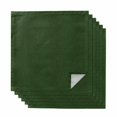 thumbnail image 1 of Solid Dark Green Cloth Napkins, Retro Minimalism Abstract Denim Texture Washable and Reusable Dinner Napkins Set of 6, Table Napkin for Kitchen Party Birthday Wedding Hotel Housewarming 20"x20", 1 of 8