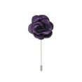thumbnail image 1 of Solid Dark Purple Floral Lapel Pin, 1 of 5