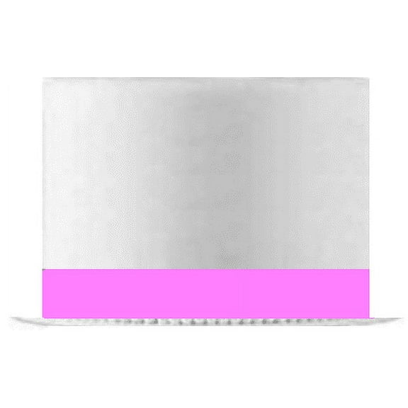 Solid Deep Pink Edible Cake Decoration Ribbon -6 Slim Strips