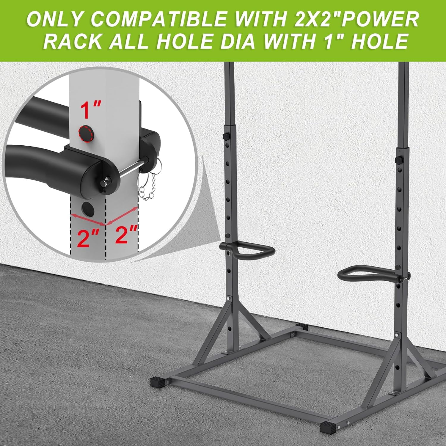 Solid Dip Bar Attachment for 2