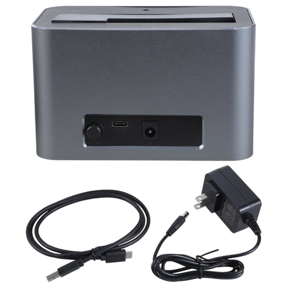 Solid Disk Case USB3.0 Type C Hard Driver Docking Station for 2.5 and 3.5inch Drives Supports Offline Cloning