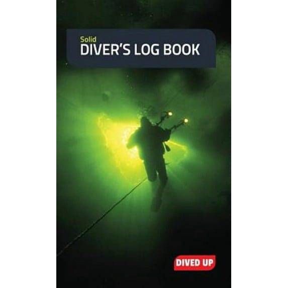 Solid Diver's Log Book: (Water-resistant hardcover 70-dive diving log book) (Hardcover)