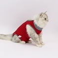 thumbnail image 1 of Solid Dog Recovery Suit Onesie After Pet Operation for Female Male Dogs Cats Postoperative Snuggly Vest for Abdominal Weaning Anti Licking, 1 of 4