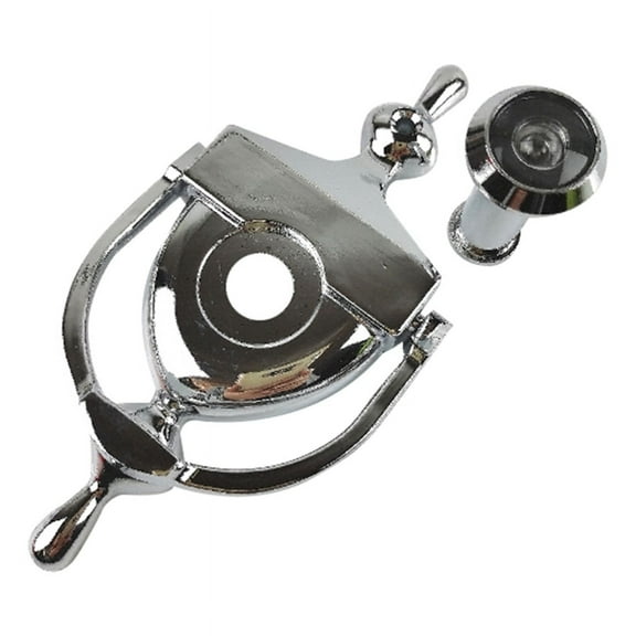 Solid Door Knocker, Anti-Theft Victorian Rope Type,Door Mirror Peephole,Door with Glass Lens,A