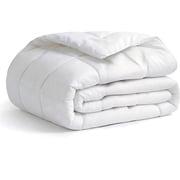 FAPO Comforter Duvet insert Queen Size – Cooling Comforter Breathable Microfibre, Lightweight Blanket for Summer, Machine Washable, White