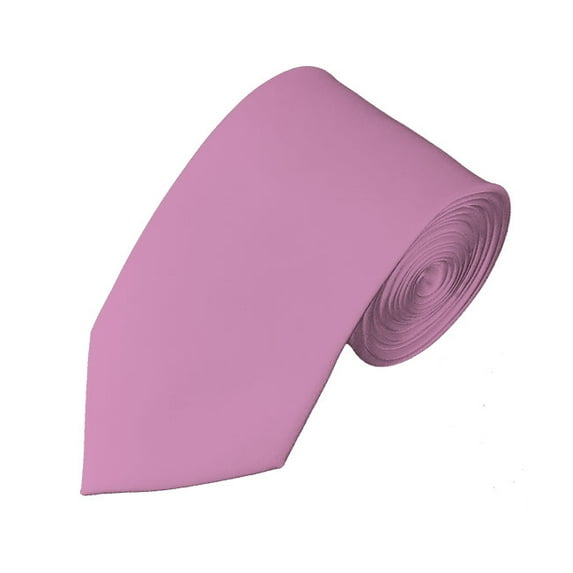 Solid Dusty Pink Slim Men's Necktie