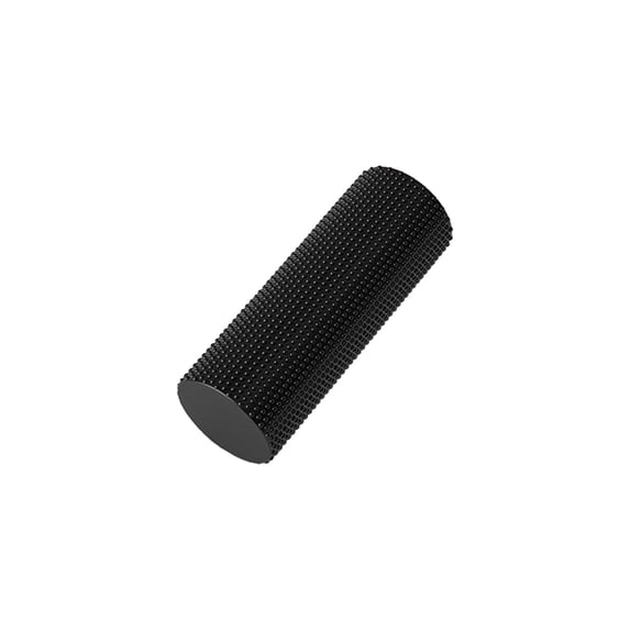 Solid EVA Foam Roller Textured Deep Tissue Muscle Massager For Yoga Workout Recovery Black