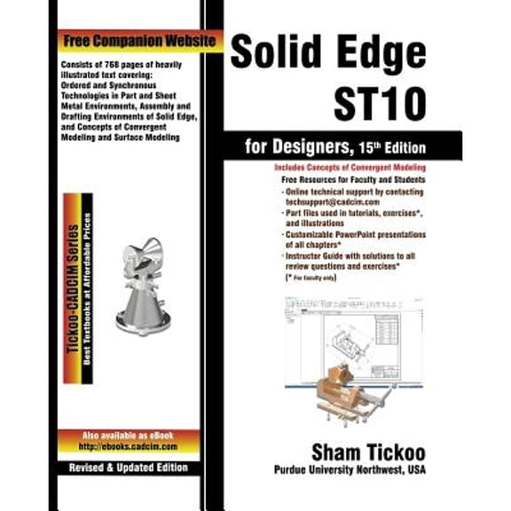 Pre-Owned Solid Edge ST10 for Designers, 9781640570115, 164057011X, Paperback,