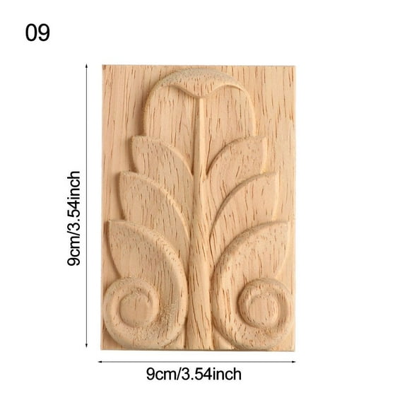 Solid European Style Accessories Vintage Wood Carved Home Decor Cabinet Seat Feets Furniture Foot Legs 9