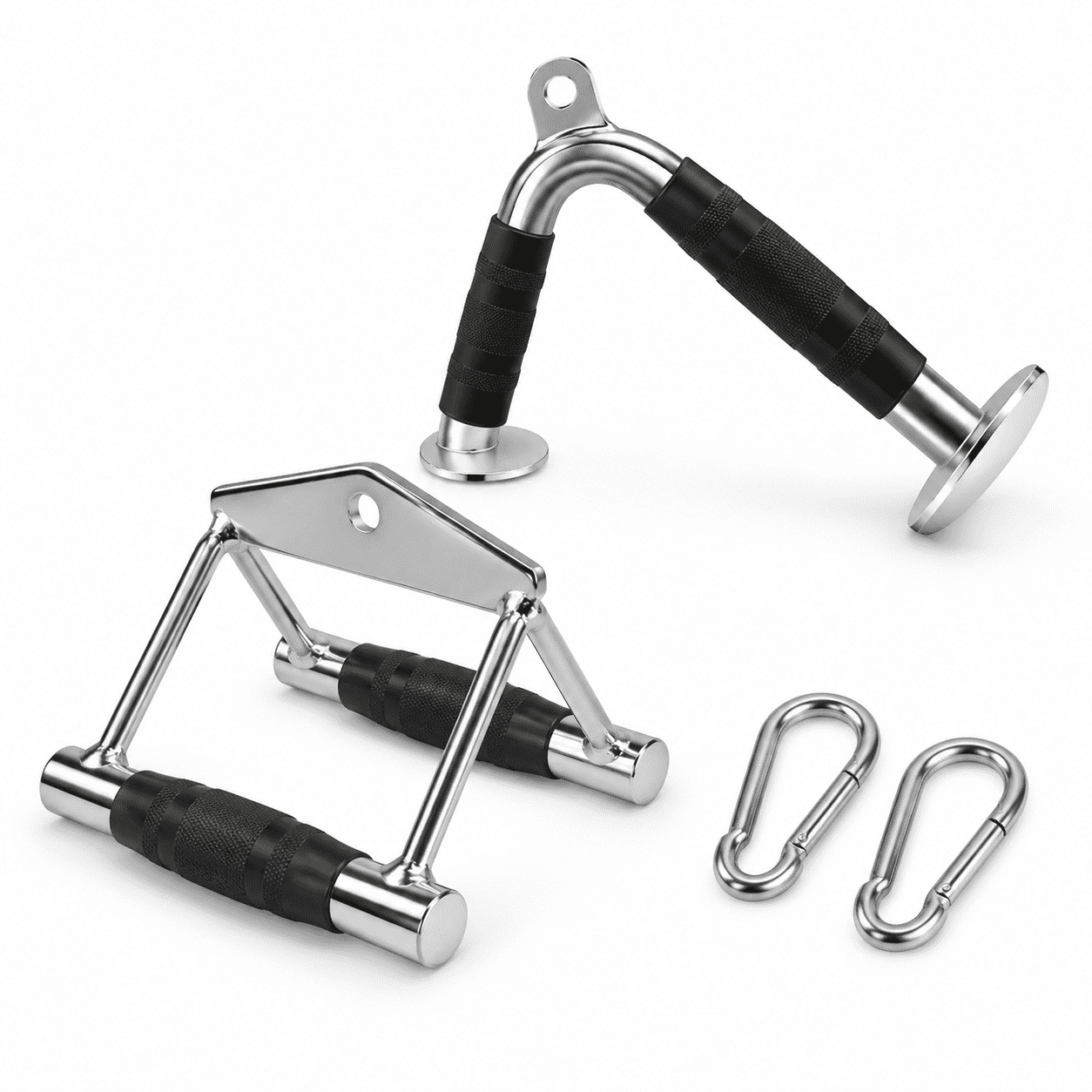 Triceps Exercise Rack Attachment Solid Exercise Machine Attachment Set D, Lat Pulldown and Triceps Pull ...