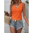 thumbnail image 1 of Solid Eyelet Embroidery Tank Top, 1 of 7