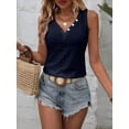 thumbnail image 1 of Solid Eyelet Embroidery Tank Top, 1 of 7