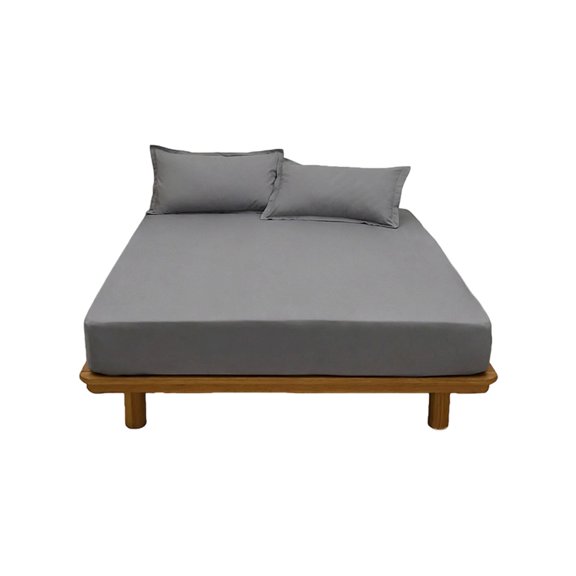 Solid Fitted Sheet For Four Piece Pocket Microfiber Soft And Easy Care 1% Like Feel Modern Audience Sheet Set Microfiber Fitted Sheet Tee Shirt Sheets Dark Sheets Soft Sheets Pocket Flannel Air