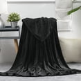 thumbnail image 1 of Solid Flannel Fleece Throw Blanket for Couch, Soft Lightweight Cozy Bed Blanket for Living Room, Machine Washable Decorative Coverlet, 1 of 6
