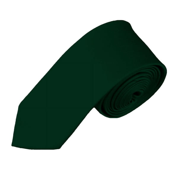 Solid Forest Green Boy's Necktie