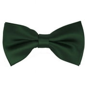 Solid Forest Green Mens Pre-Tied Bow Tie