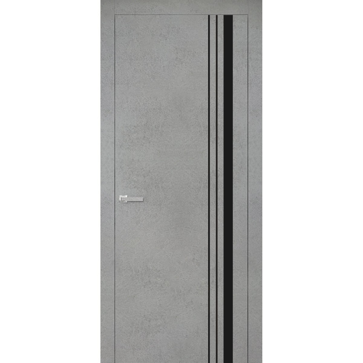 Solid French Door 24 x 80 inches Planum 0011 Concrete with Frosted
