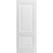 Solid French Double Doors 48 x 80 inches | Sete 6933 Light Grey Oak with Frosted Glass | Wood Solid Panel Frame Trims | Closet Bedroom Sturdy Doors