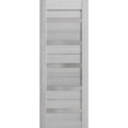 thumbnail image 1 of Solid French Double Doors 84 x 80 inches | Quadro 4111 Matte Black | Wood Solid Panel Frame Trims | Closet Bedroom Sturdy Doors, 1 of 6