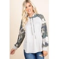 thumbnail image 1 of Solid French Terry Casual Hoodie, 1 of 4
