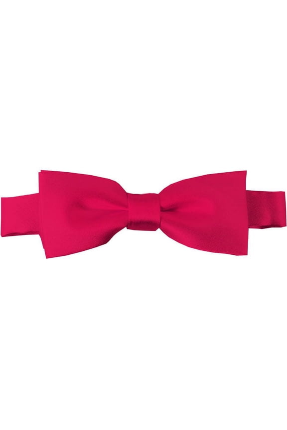 Solid Fuschia Kid's Pre-Tied Bow Tie