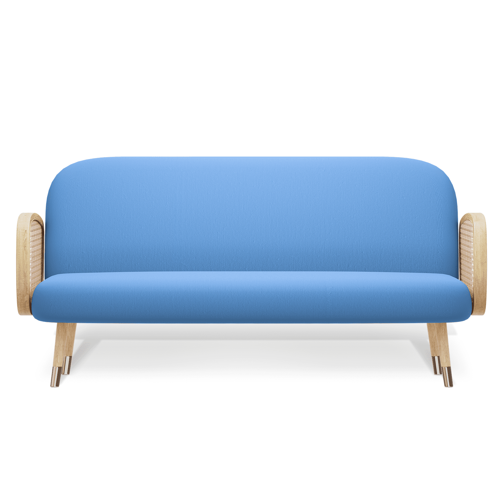 Solid Futon Cover Slipcover Fit 6" 8" Futon Mattresses Light Blue, Queen Size 60x80 Inch