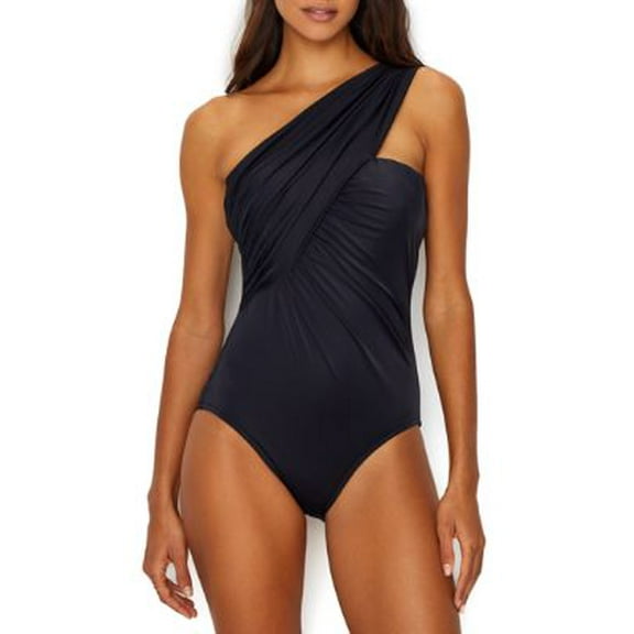Solid Goddess Underwire One-Piece Swimsuit
