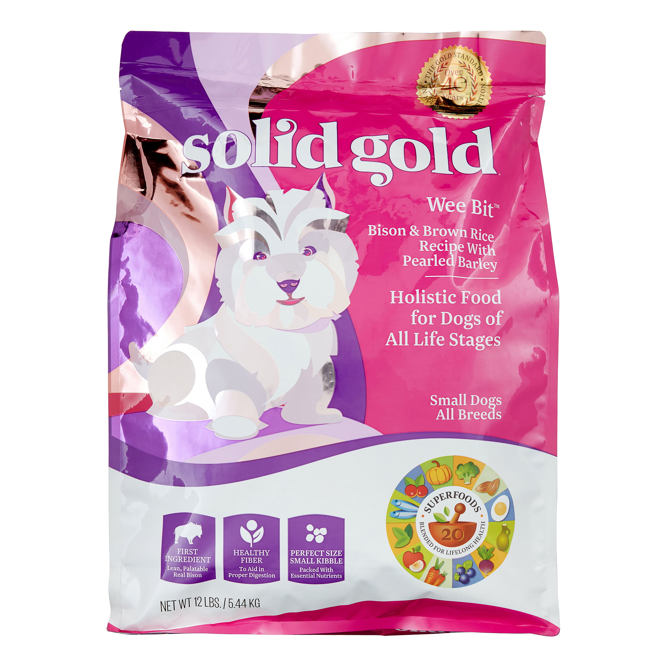 Solid Gold Nutrientboost Wee Bit Small Breed Dry Dog Food 11-lb