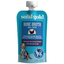 Solid Gold Bone Broth Meal Topper for Dogs, Grain-Free, Chicken Flavor, 8 oz