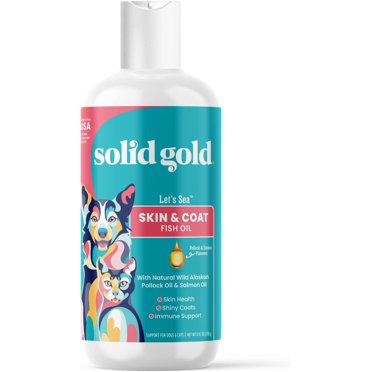 Pet Life Fish Oil For Dogs - Salmon & Pollock, All Natural Supplement For Skin & Coat