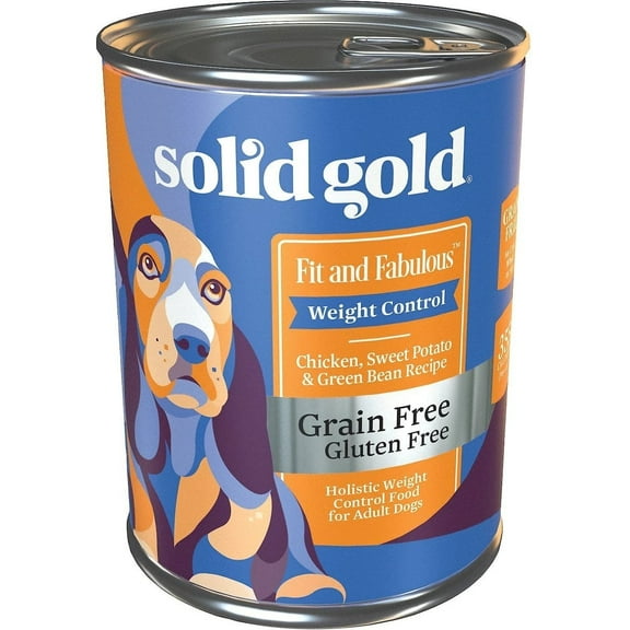 Solid Gold Fit & Fabulous Wet Dog Food, Grain-Free, 13.2 oz can