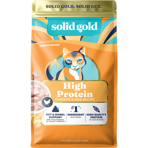 Solid Gold Indigo Moon High Protein Dry Cat Food, Chicken 12lb