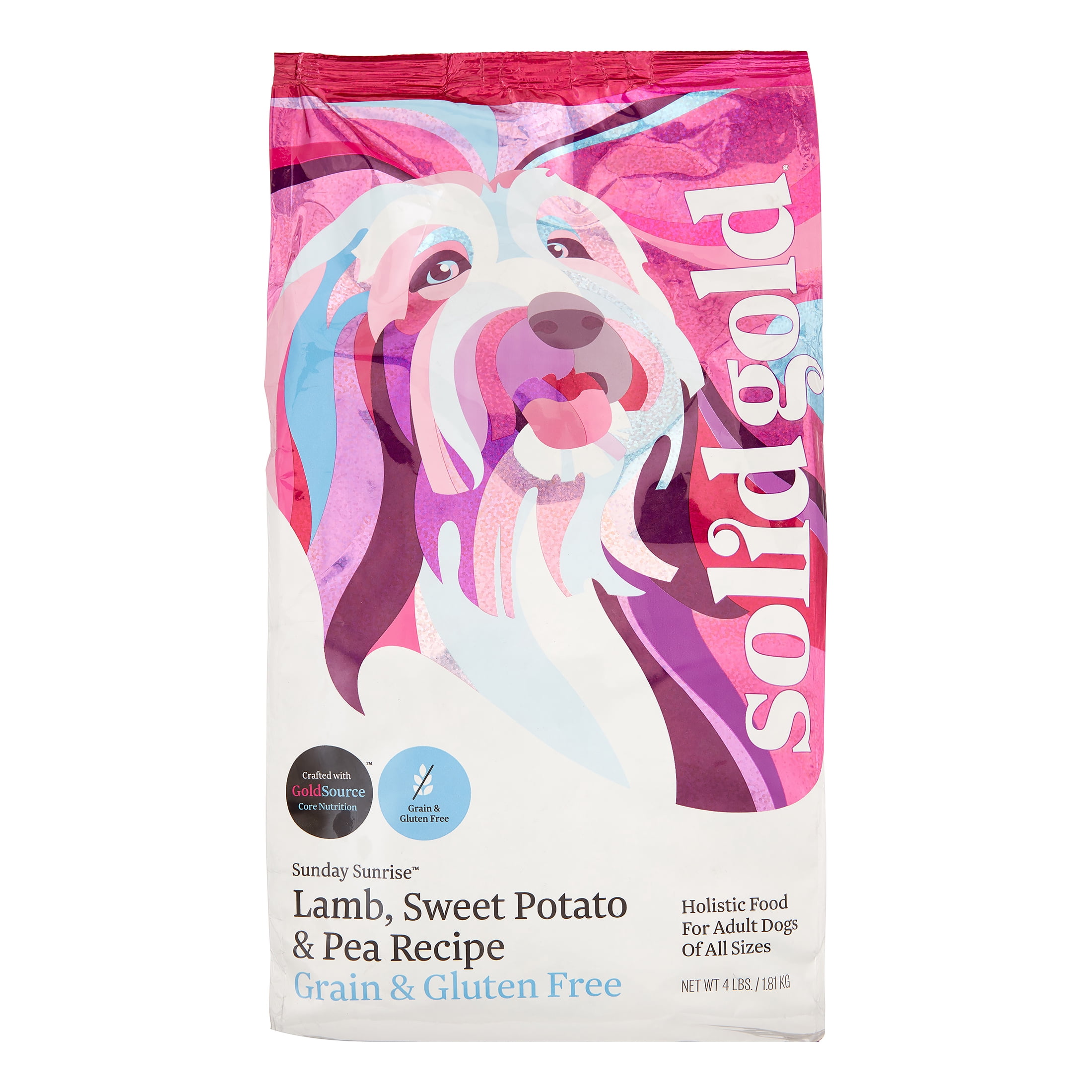Solid Gold Lamb, Sweet Potato & Pea Sunday Sunrise Dry Dog Food, 4 Lb