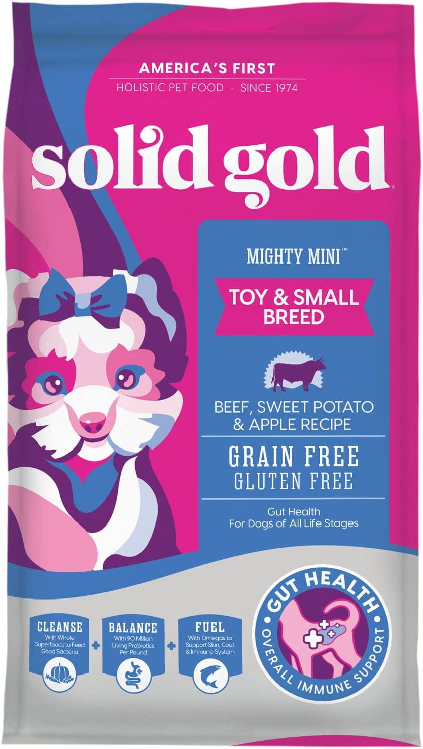 Solid Gold Mighty Mini Small Breed Dog Food Dry Dog Food for Any Toy