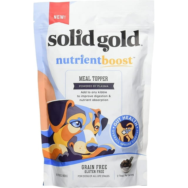 Solid Gold Nutrient Boost Meal Topper for Dogs, GrainFree, 16 oz