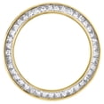 thumbnail image 1 of Solid Gold Princess Cut Diamond Bezel Fits 26mm Rolex DateJust President 2.05 CT, 1 of 3