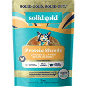 Solid Gold Protein Shred Toppers for Dogs, Chicken + Vegetables 3oz Pouch