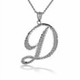 thumbnail image 1 of Solid Gold Script Cursive Initial "A-Z" (Pendant), 1 of 2