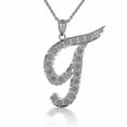 thumbnail image 1 of Solid Gold Script Cursive Initial "A-Z" (Pendant), 1 of 2