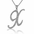 thumbnail image 1 of Solid Gold Script Cursive Initial "A-Z" (Pendant), 1 of 2