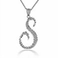 thumbnail image 1 of Solid Gold Script Cursive Initial "A-Z" (Pendant), 1 of 2